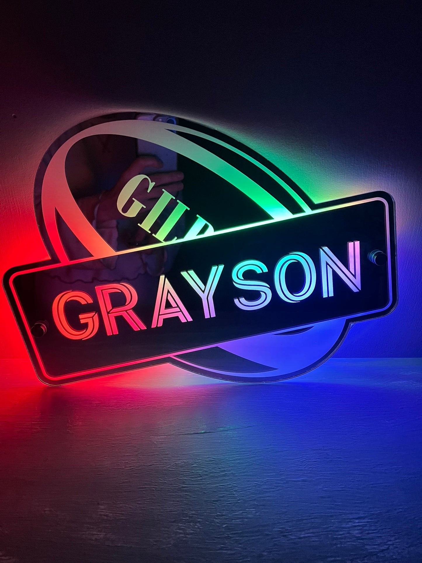 Personalised LED Rugby Ball
