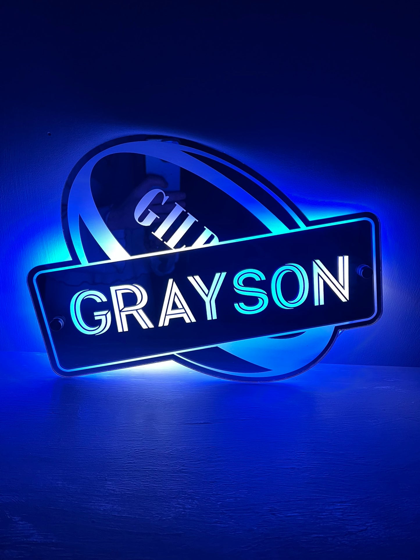 Personalised LED Rugby Ball