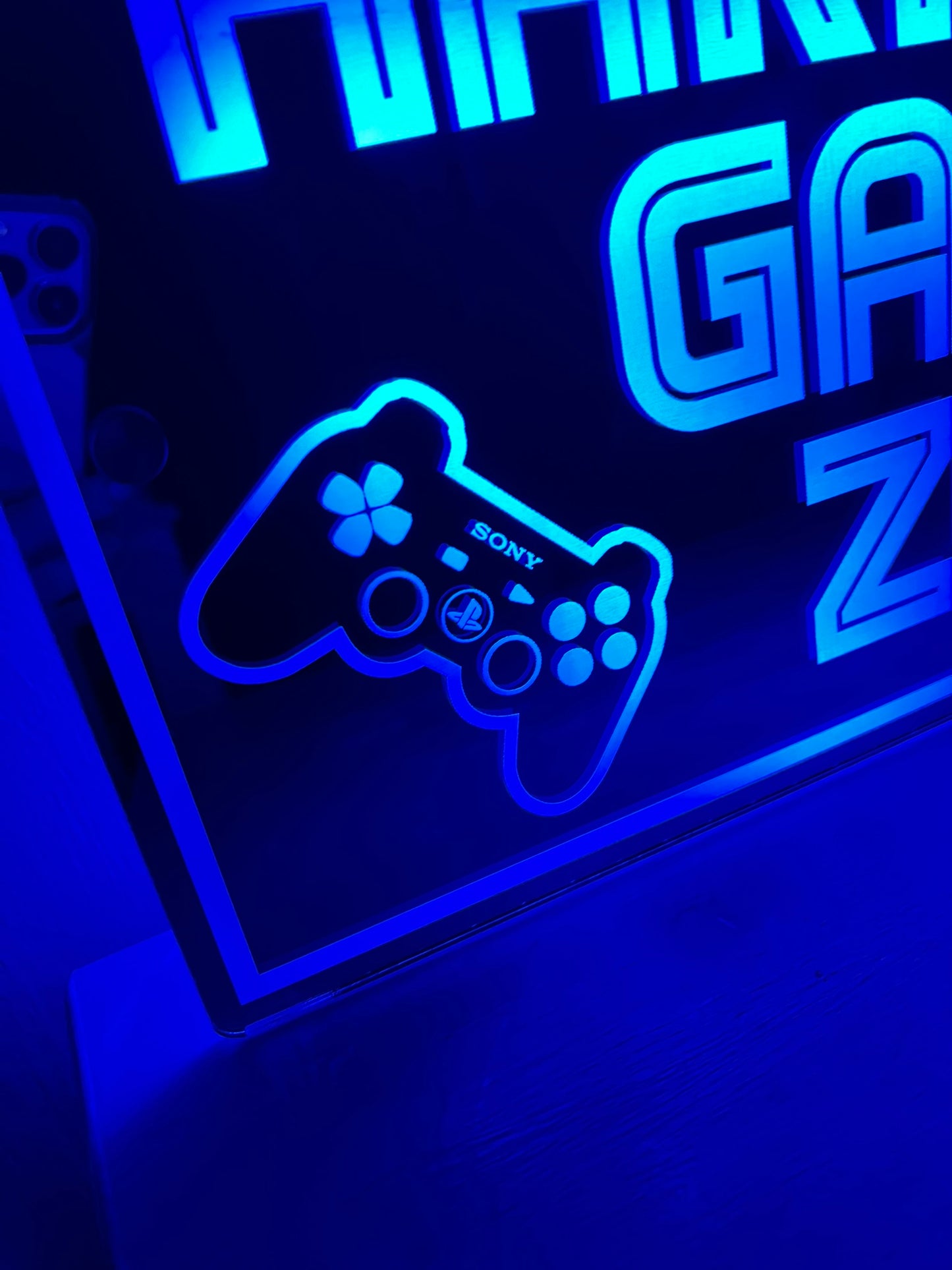 Personalised LED Gaming Zone Mirror