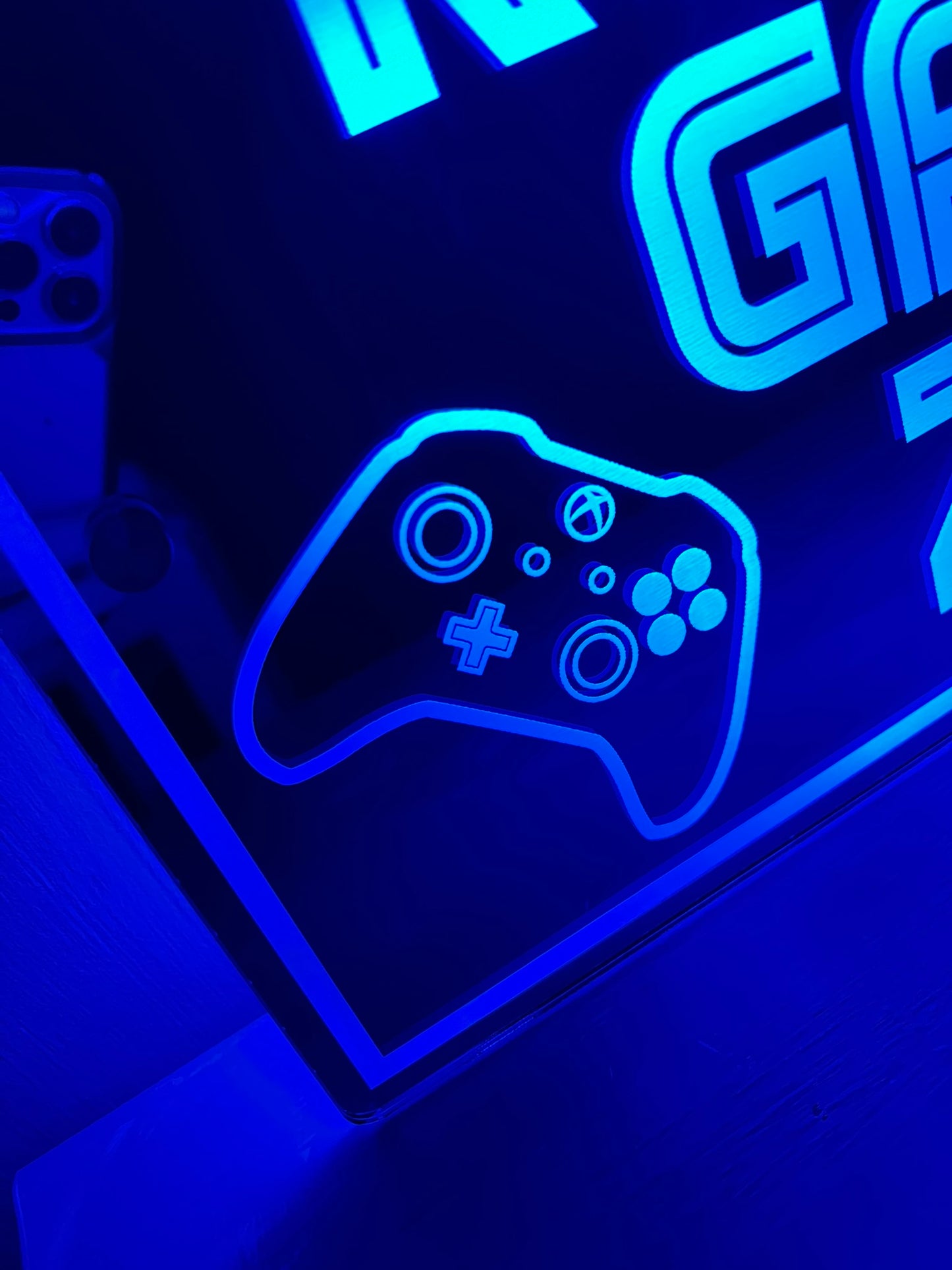 Personalised LED Gaming Zone Mirror