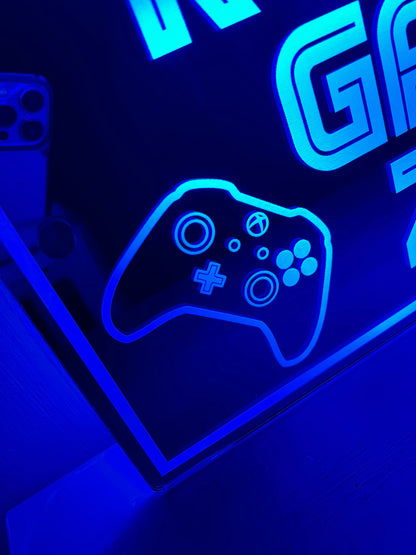 Personalised LED Gaming Zone Mirror
