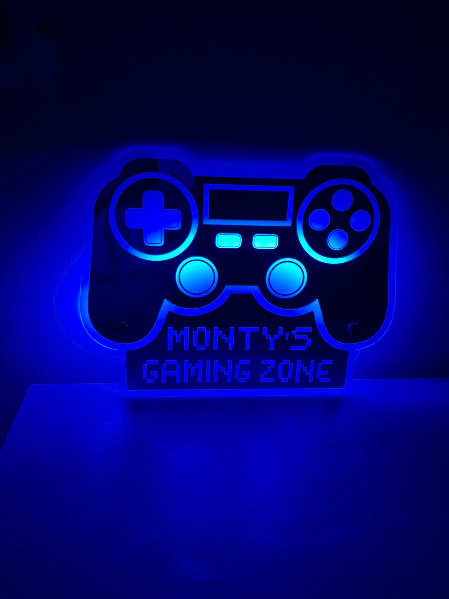Personalised LED Game Controller Sign