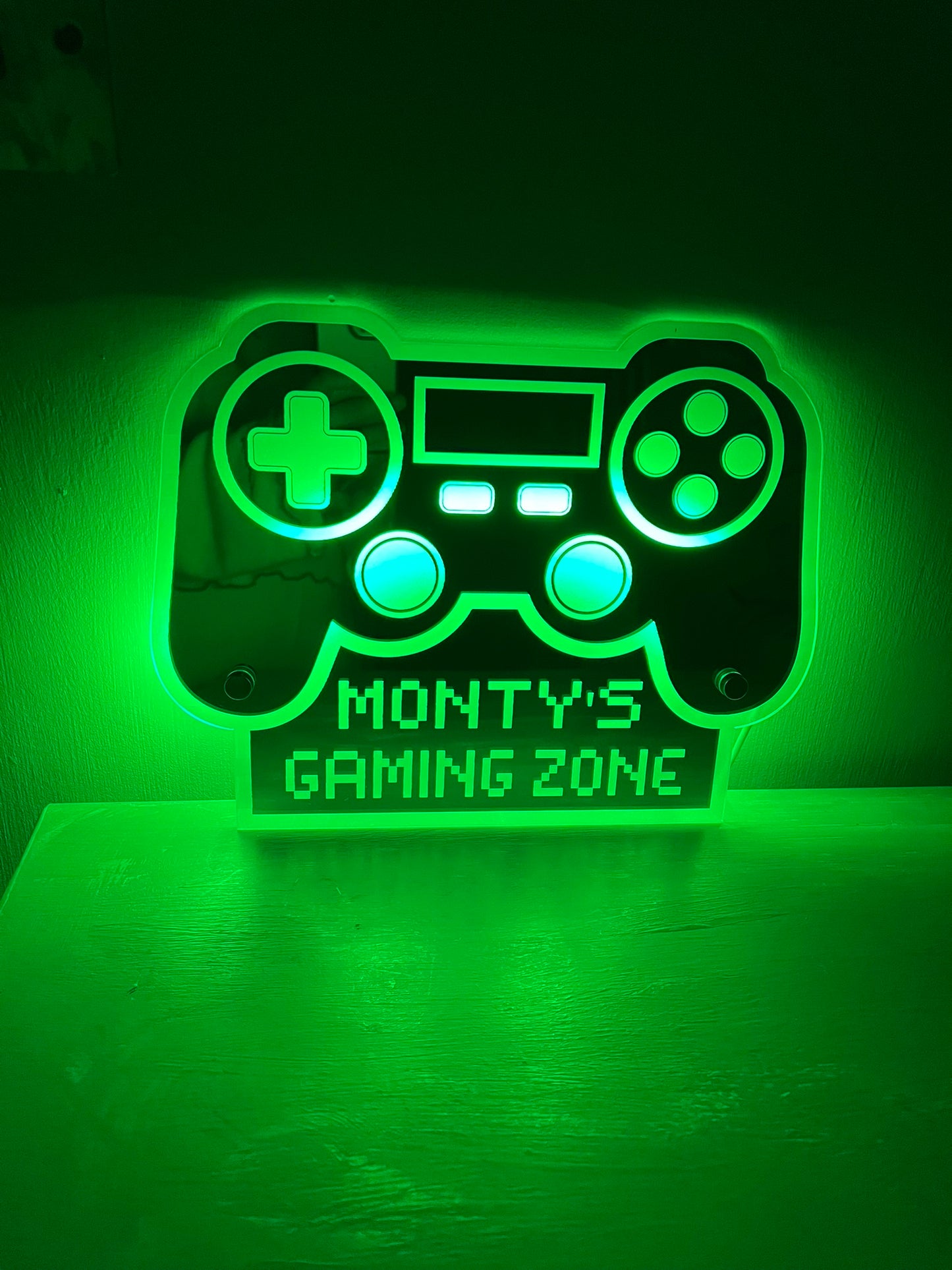 Personalised LED Game Controller Sign