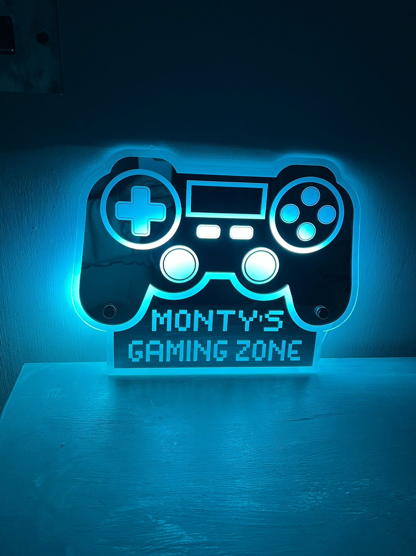 Personalised LED Game Controller Sign
