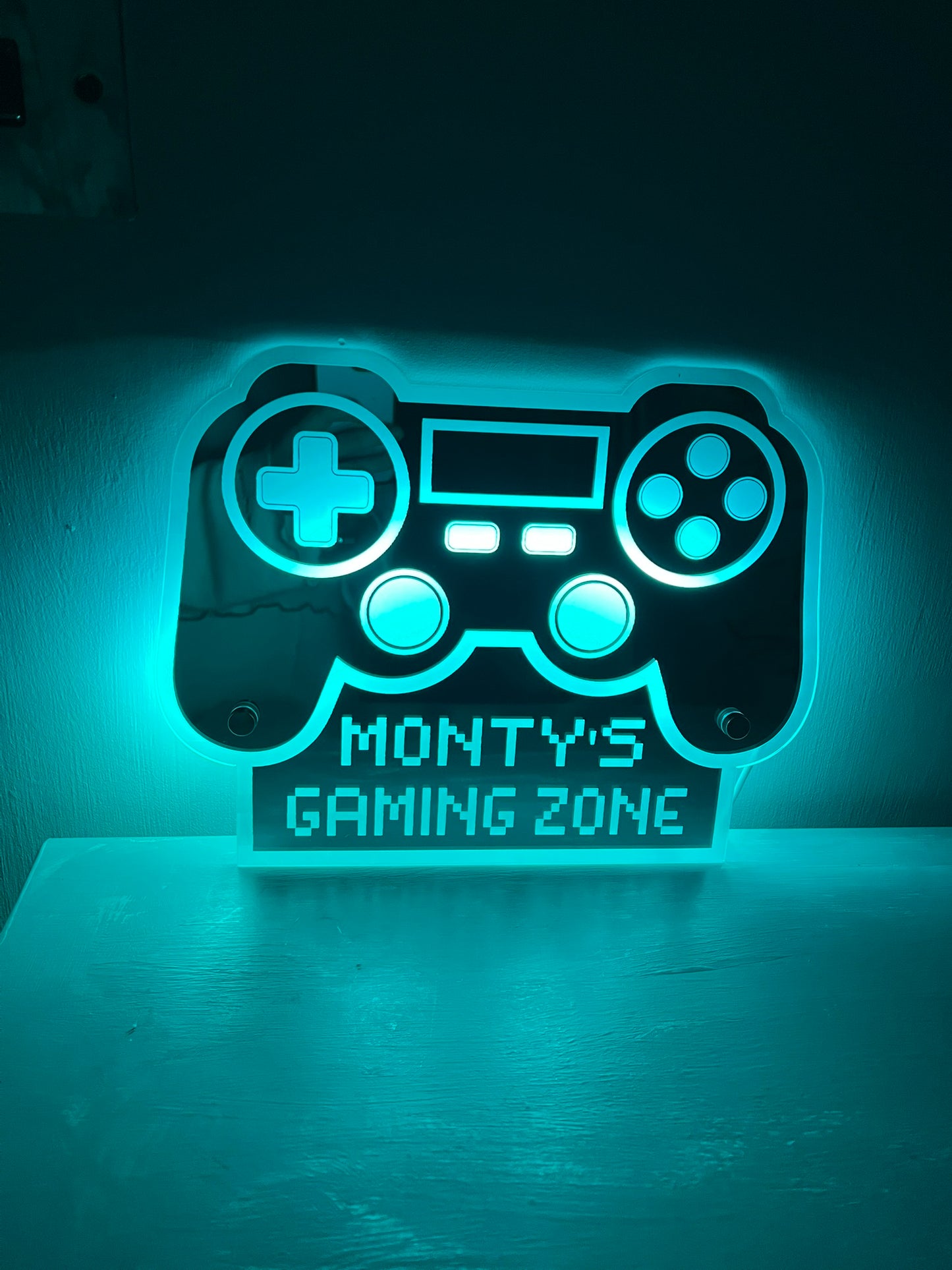Personalised LED Game Controller Sign