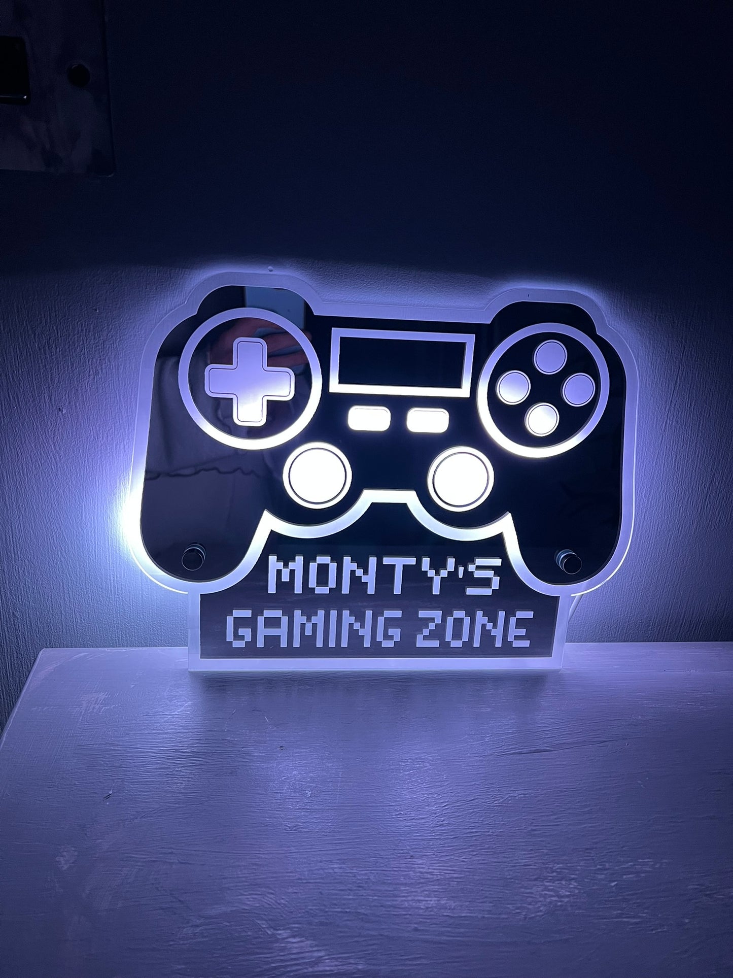 Personalised LED Game Controller Sign