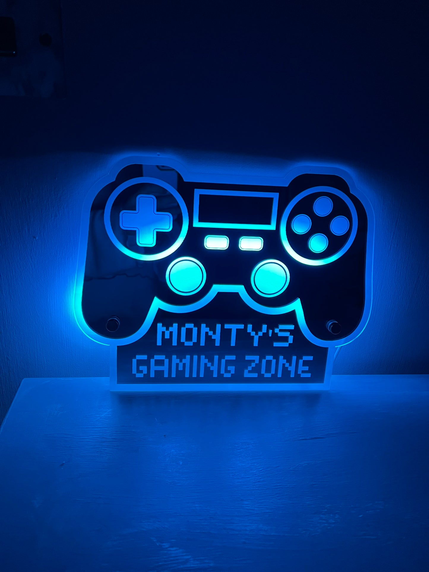 Personalised LED Game Controller Sign