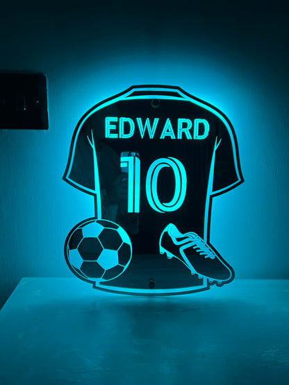 Personalised LED Football Shirt