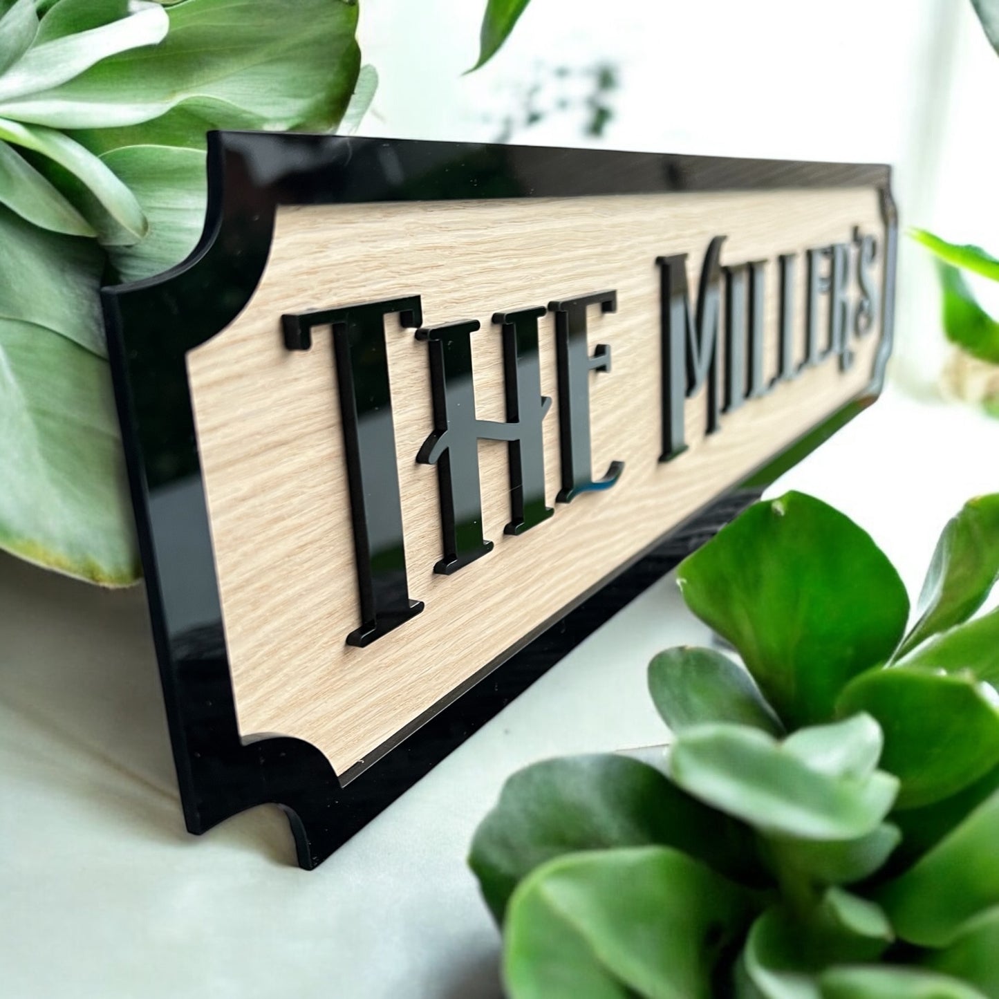3D Personalised Street Sign/Plaque with Family Name