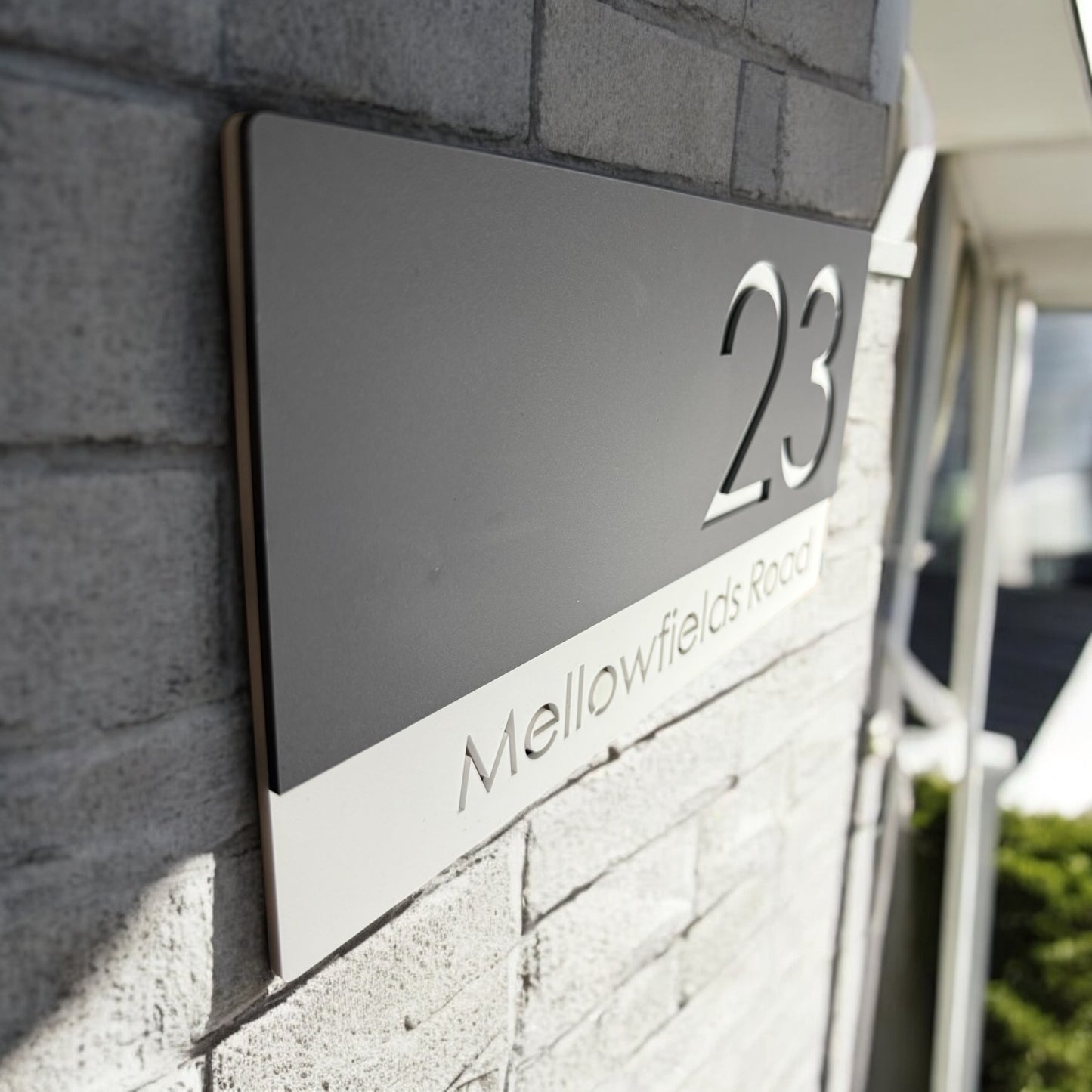 House Number and Street Name Sign - Knightsbridge