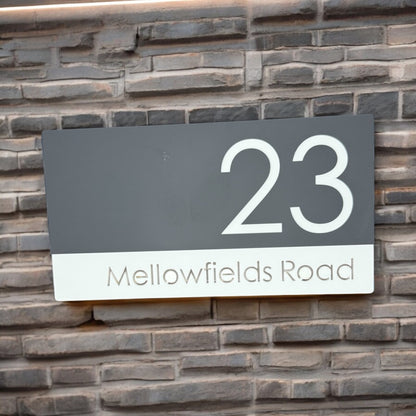 House Number and Street Name Sign - Knightsbridge
