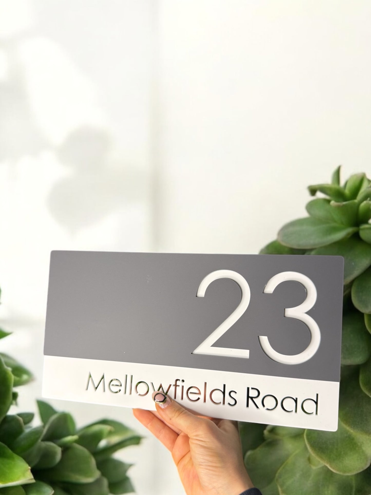 House Number and Street Name Sign - Knightsbridge
