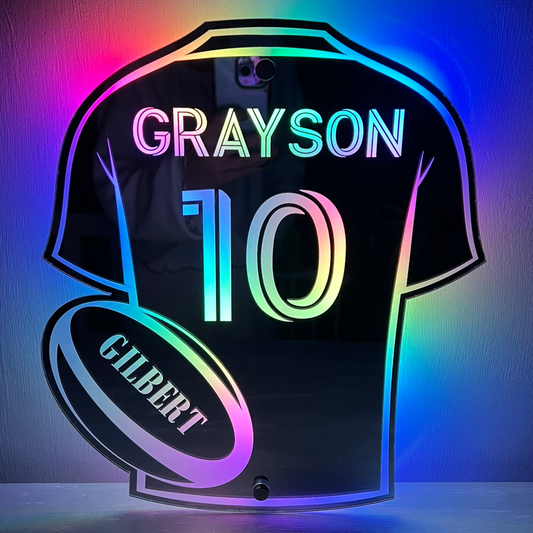 Personalised LED Rugby Shirt