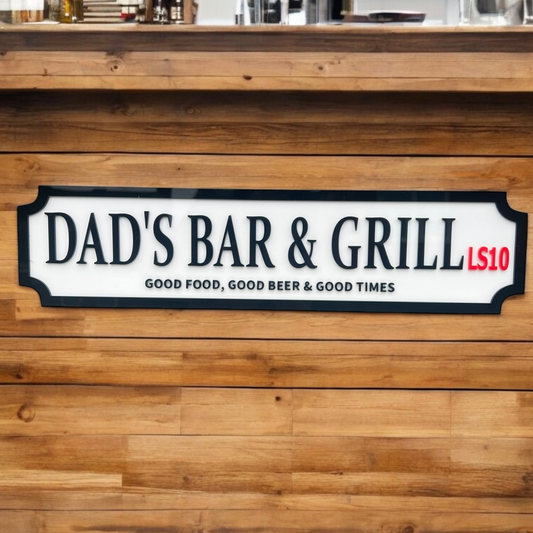 3D Personalised Street Sign/Plaque