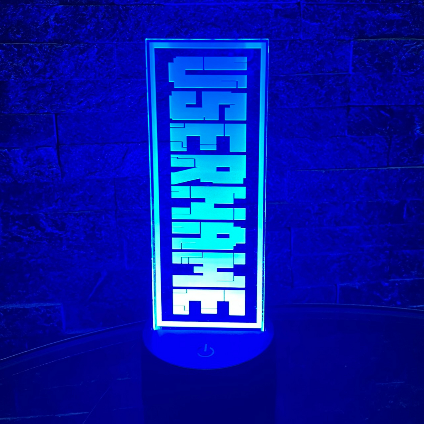 Personalised LED Gaming Username Night light