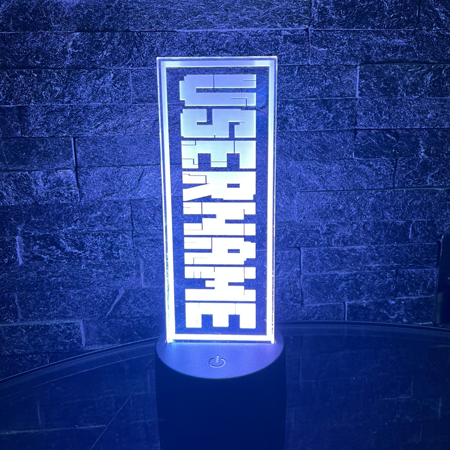 Personalised LED Gaming Username Night light