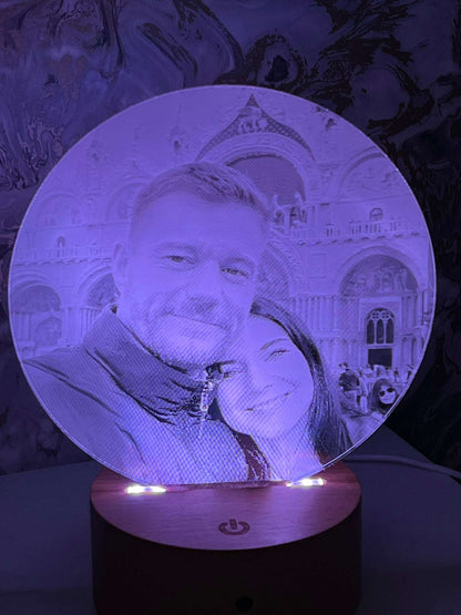 3D night light showcasing your special memory