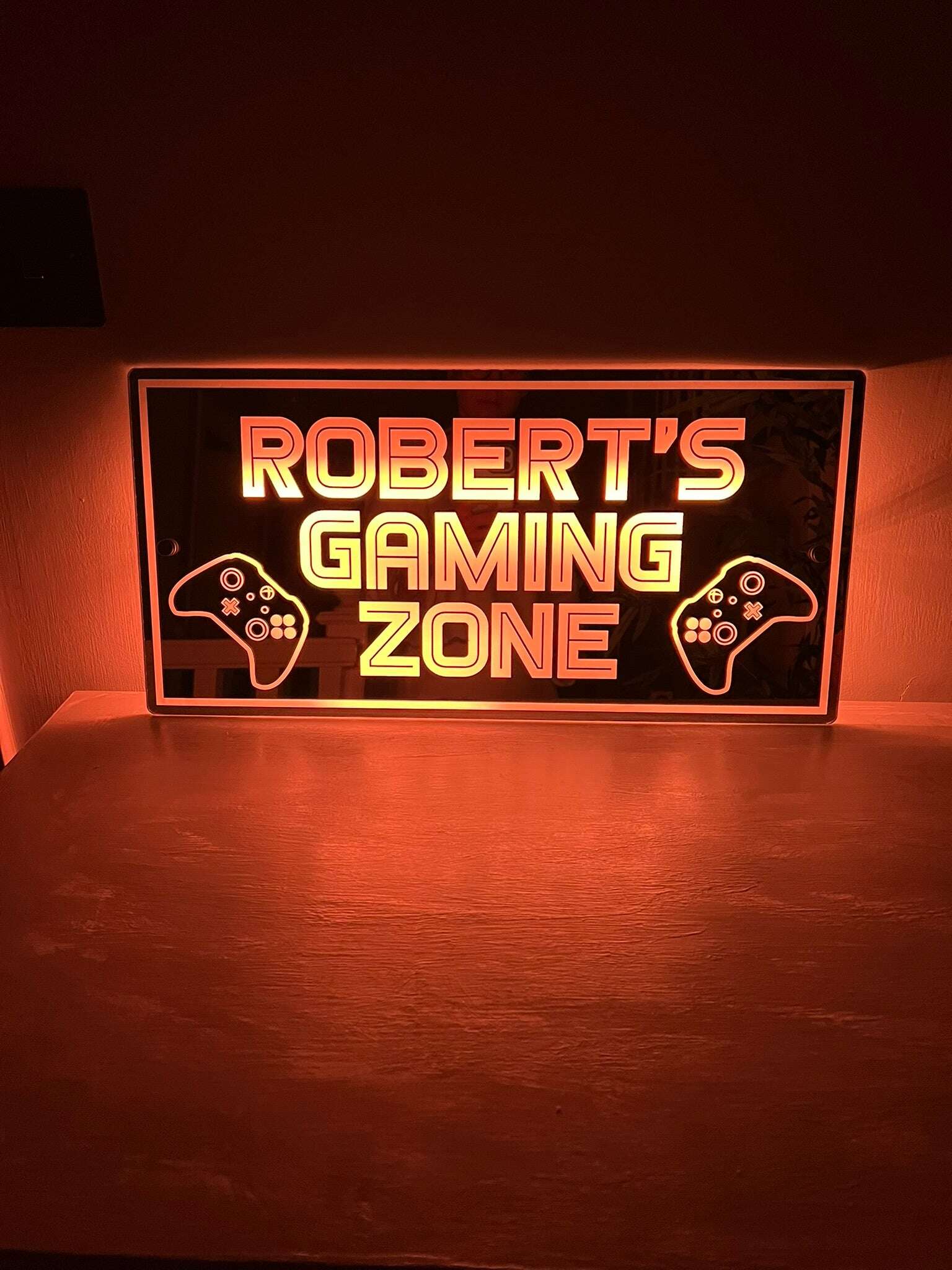 Personalised gaming sign for Xbox lovers
