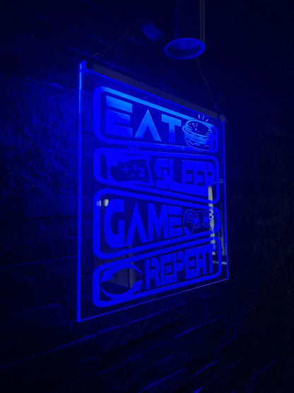 Personalised LED sign perfect for vibrant gaming rooms