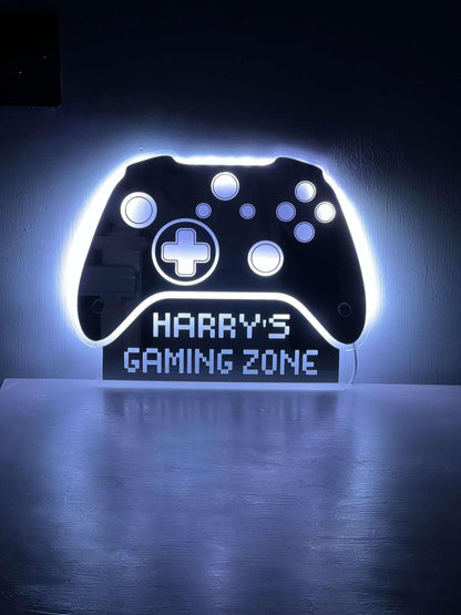 Custom Xbox controller LED night light perfect for gamers