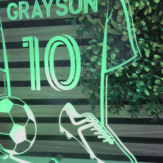 custom LED FOOTBALL shirt